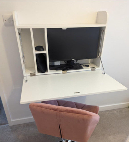 Wall folding table drop - wall,